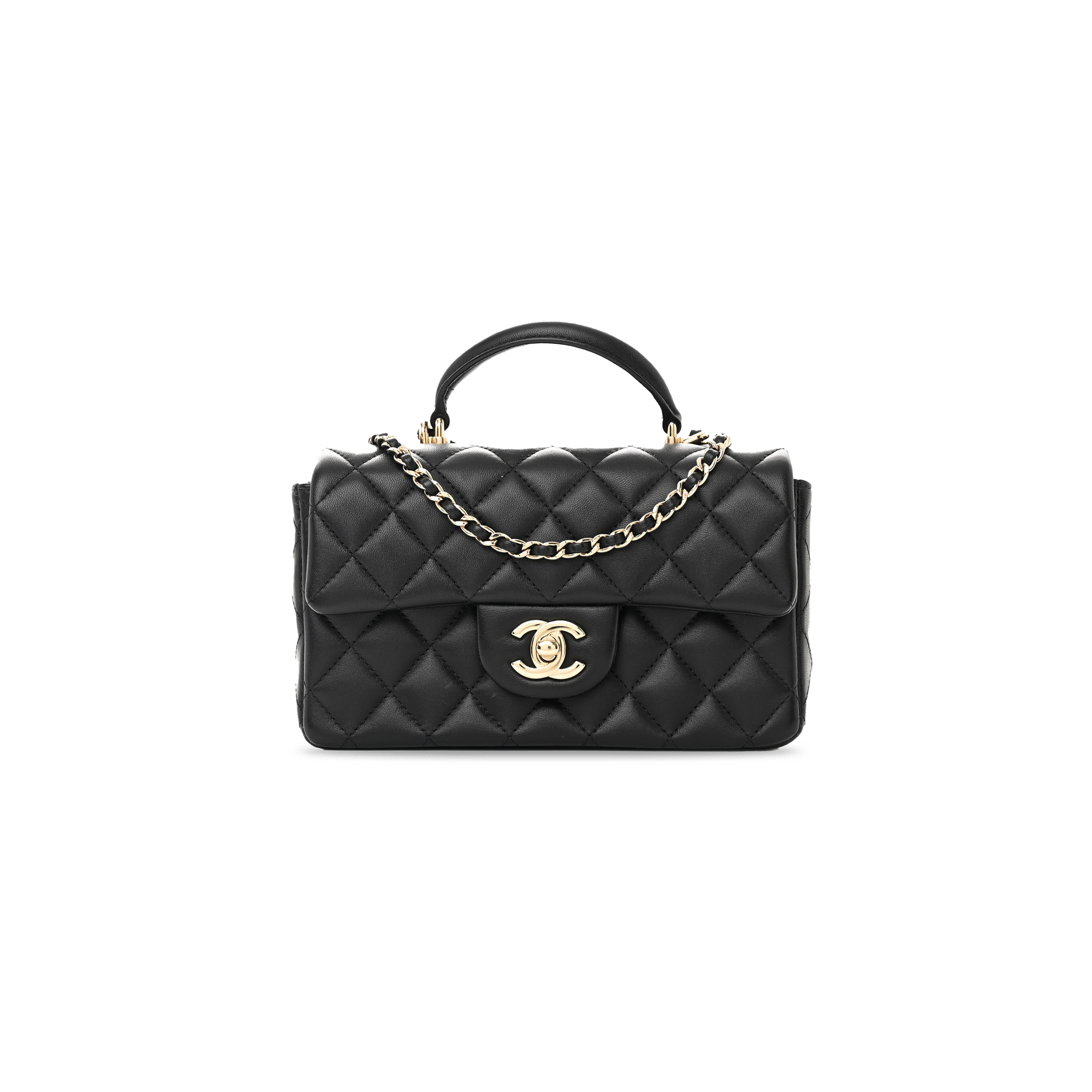 CHANEL MASTER MINI TOP HANDLE FLAP AS2431 (20*12*6cm)